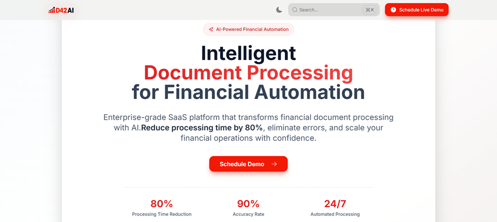 AI-based Smart Financial Document Processing System