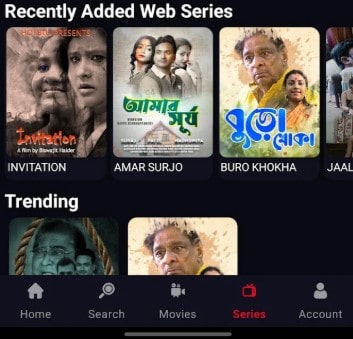 OTT - Movies, TV Shows, Web Series streaming Application